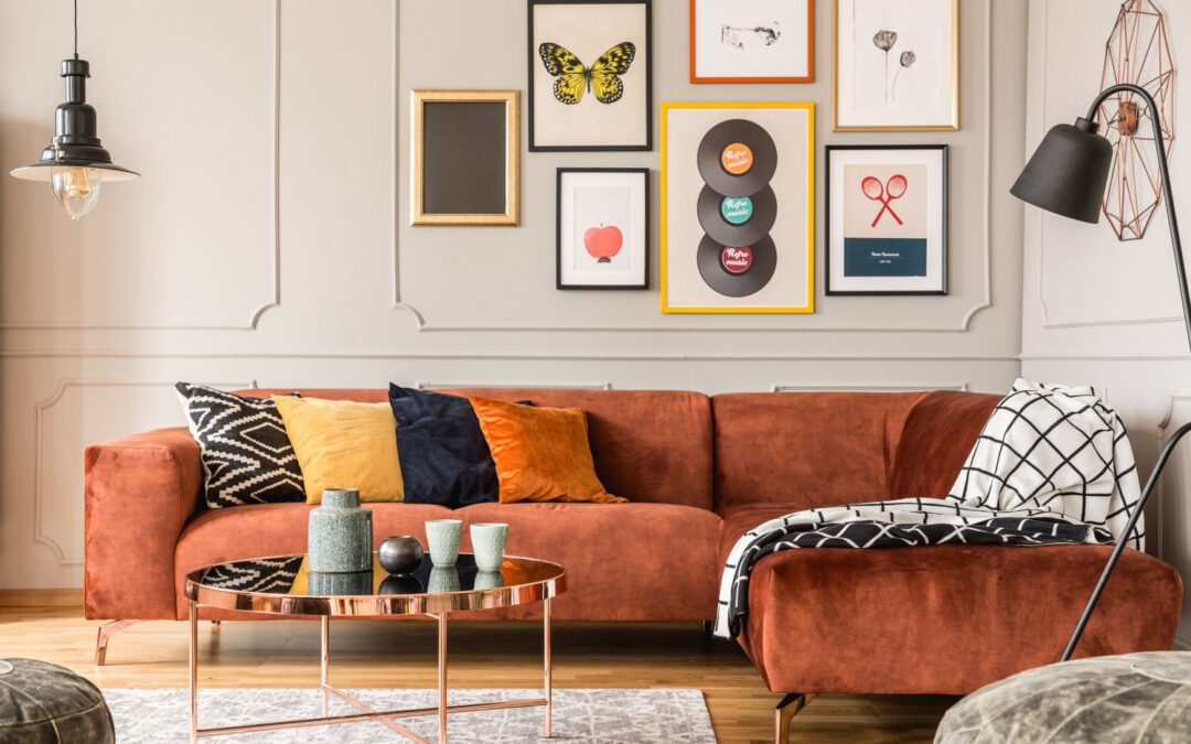 Tendencias de decoración retro para el salón